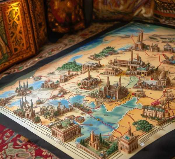 丝路明珠之旅，最佳旅游路线全攻略,旅游攻略，探寻丝路明珠的最佳路线指南,旅游攻略,第1张