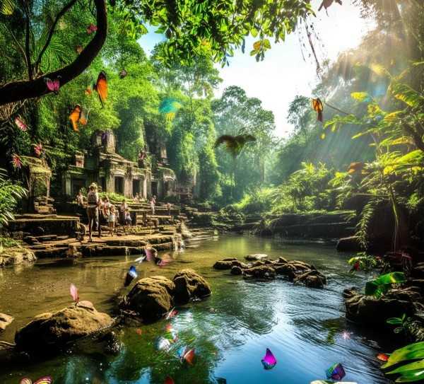 西双版纳，热带秘境之旅全解析,探秘热带天堂——西双版纳旅游景点全攻略,探秘,旅游胜地,探险,第1张