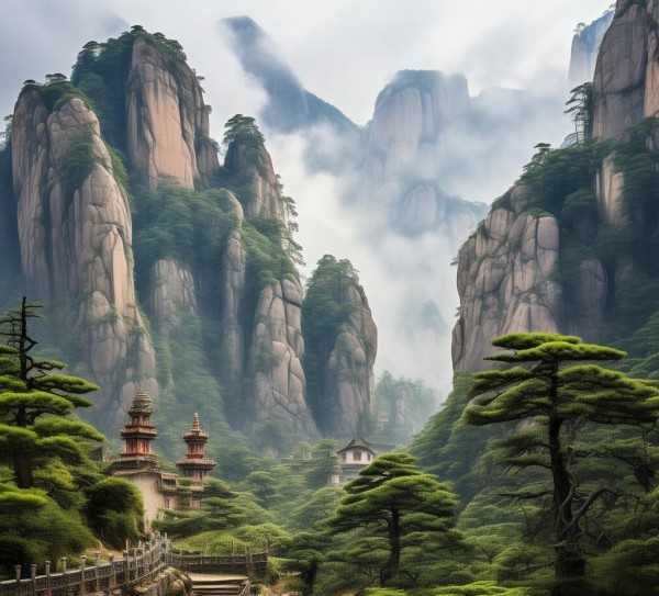 黄山，自然奇观与人文历史的完美邂逅,黄山旅游景区，大自然的鬼斧神工与人文历史的交融之旅,旅游胜地,第1张