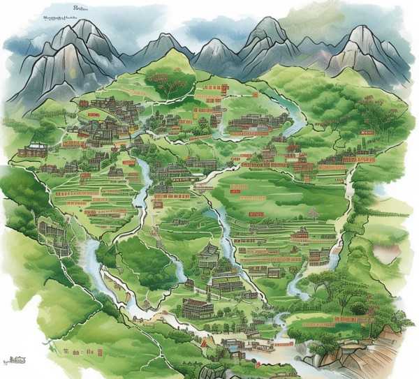 贵州山水风情与文化之旅路线图,贵州旅游路线图，探寻山水间的风情与文化瑰宝,历史文化,旅游路线,旅游,第1张