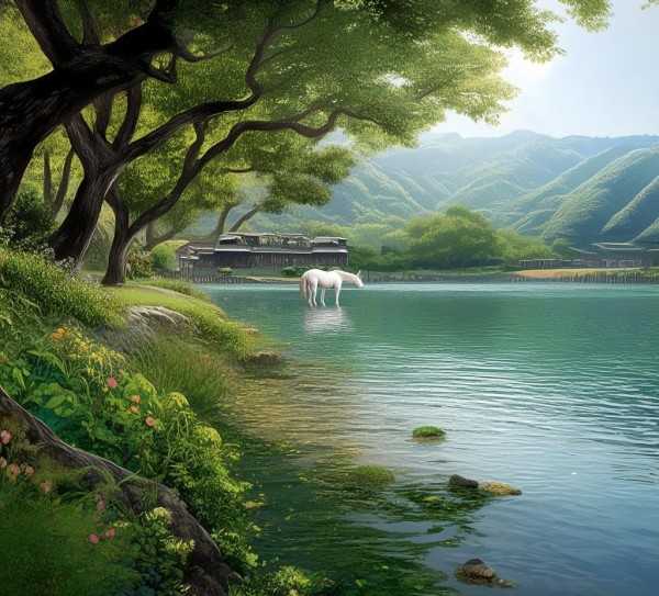 白马湖生态旅游景区，自然与人文共融之美,探寻白马湖生态旅游景区，自然与人文的和谐共生,旅游,历史文化,生态旅游,第1张
