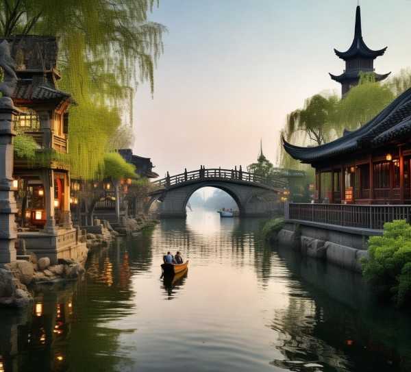 漫步江南画卷，常州水乡风情游指南,探寻江南水乡之美——常州旅游景点攻略,旅游,历史文化,第1张