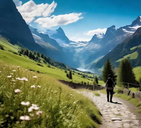 瑞士阿尔卑斯之旅，发现山脚下的秘境美景,漫步瑞士，探寻阿尔卑斯山脚下的绝美旅游景点,旅游,历史文化,旅游胜地,第1张